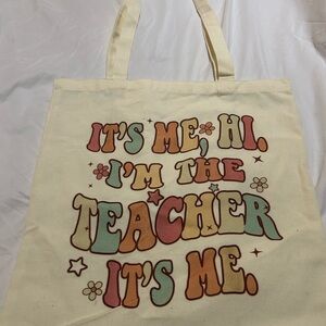 Taylor Swift inspired I’m the Teacher Graphic Teacher Tote Bag